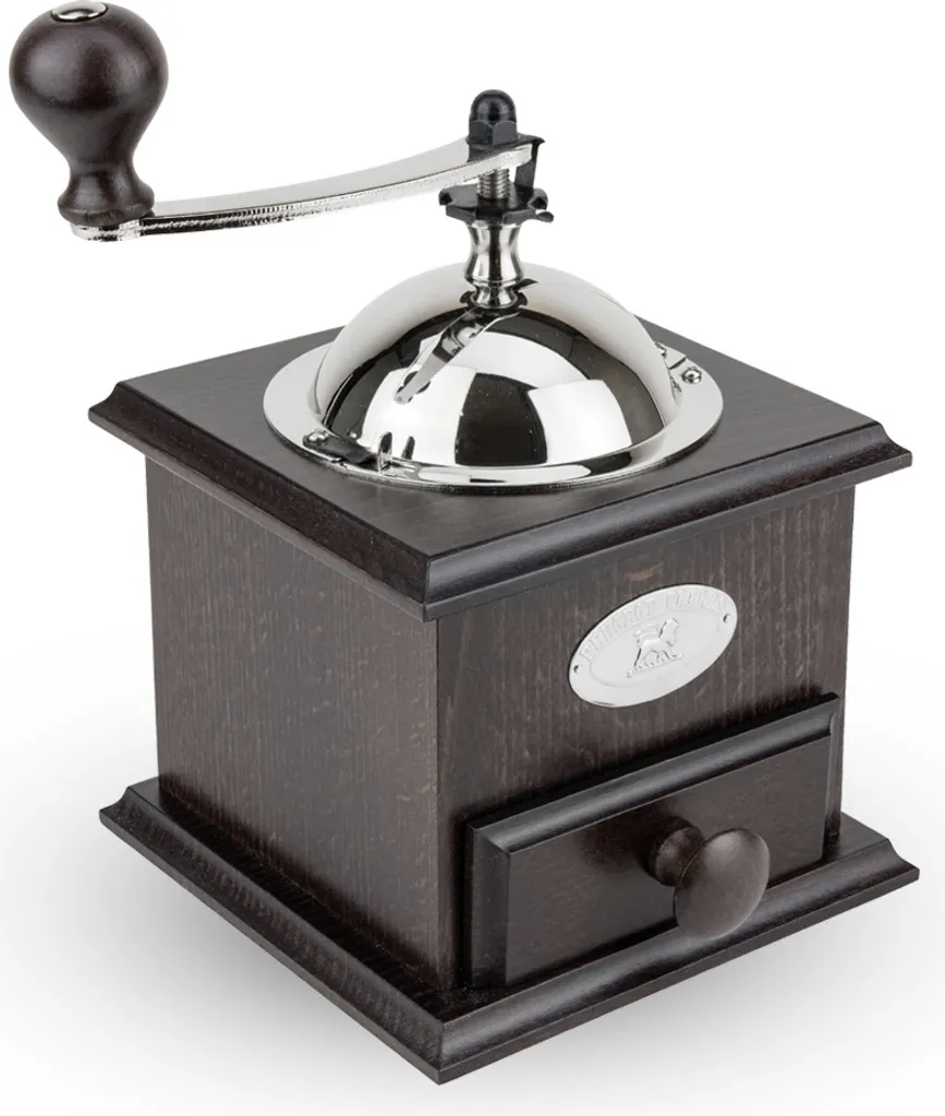 PEUGEOT Coffee Grinder NOSTALGIE 21cm Beechwood Stainless Steel Hand Coffee Grinder Manual