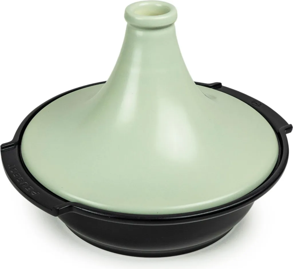 PEUGEOT Tagine ATLAS 30cm Sage Green Steamer Aluminum Ceramic Lid
