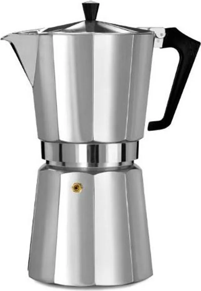 PEZZETTI Italexpress Mokka-Kanne 0,3 l Aluminium, Schwarz