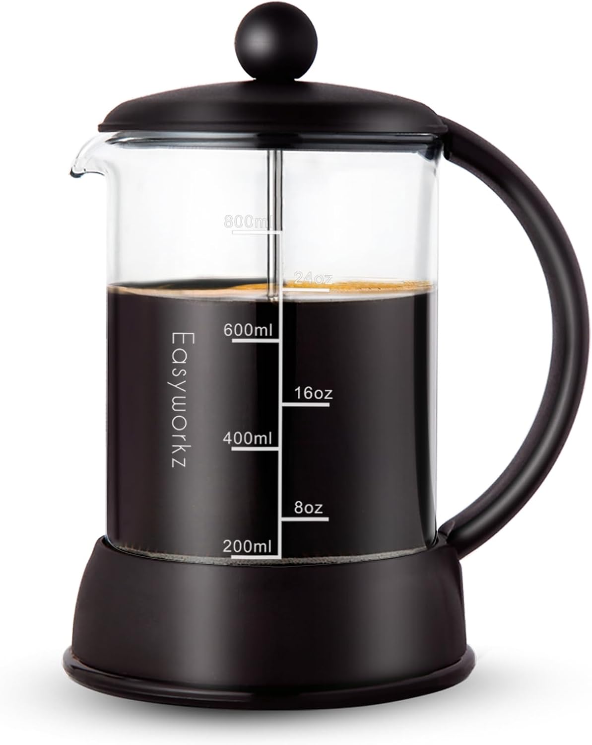 Easyworkz Eclipse 800 ml French Press Coffee Maker with Borosilicate Glass