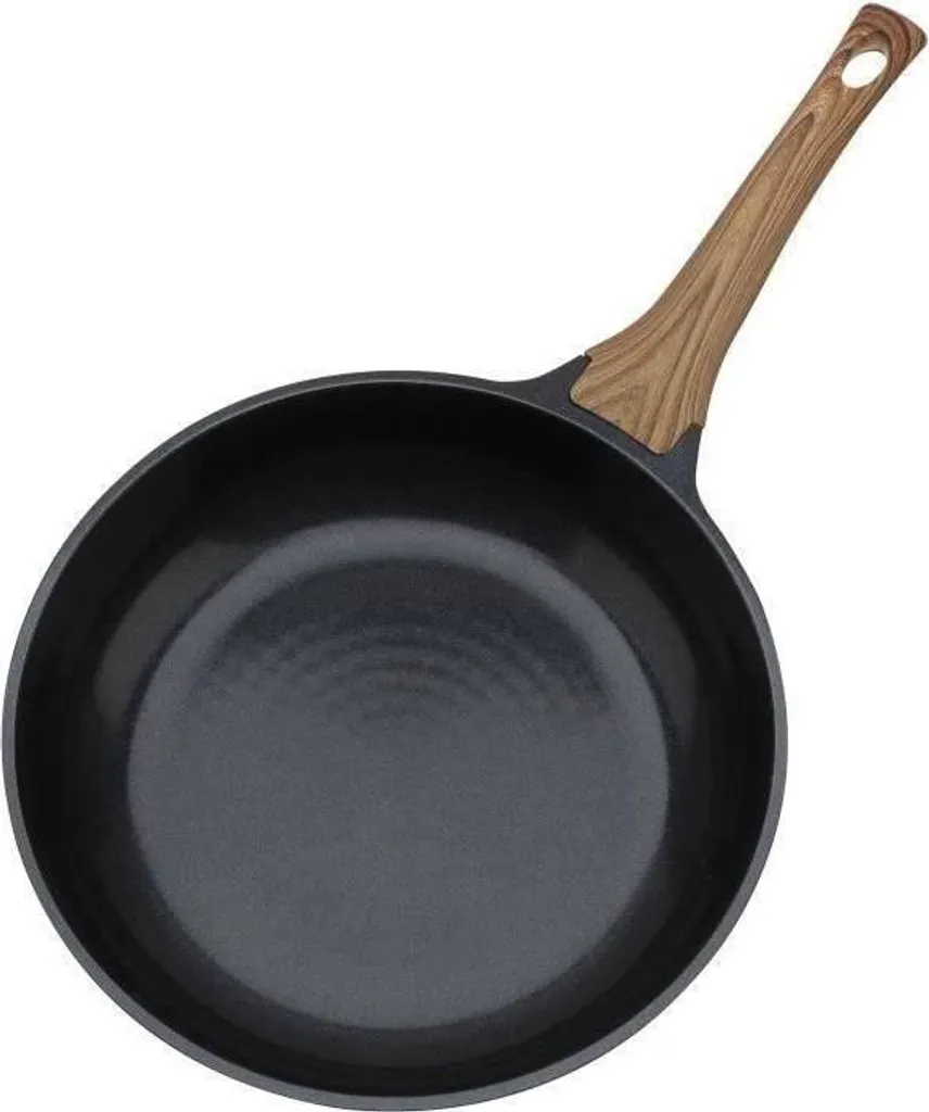 Aluminum frying pan GSW Natural Fit, 28 cm, 100% recycled, PFAS-free, induction compatible, GREBLON CK2 coating