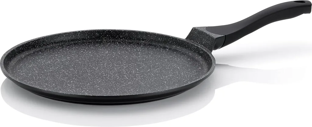 Markenlos Pancake pan with non-stick coating - suitable for induction cooktops - 32 cm - aluminum