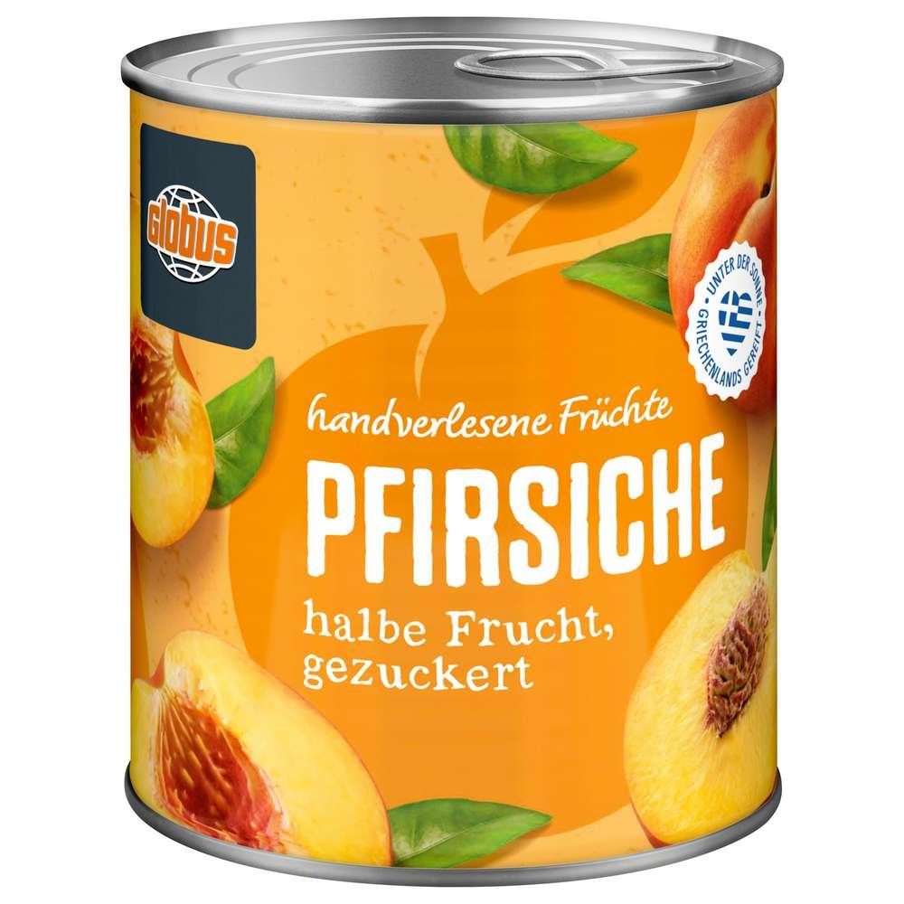 GLOBUS peaches, half fruit