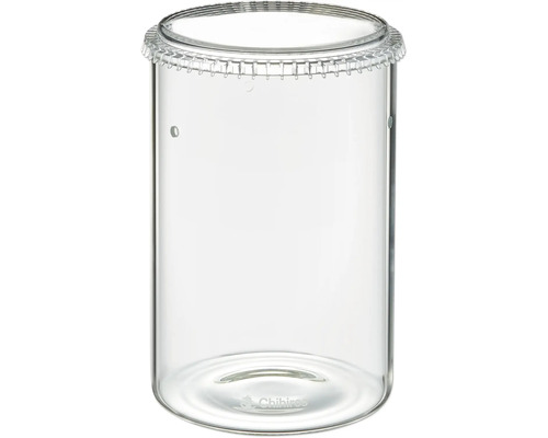 Planter Chihiros Glass Pot Dew L approx. 20 x 14 cm, approx. 2,700 ml scanning glass for Wabi Kusa or terrascaping projects with lid and ventilation holes