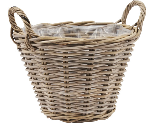 Plant basket made of natural fiber Elite 32 x 42 x 32 cm brown