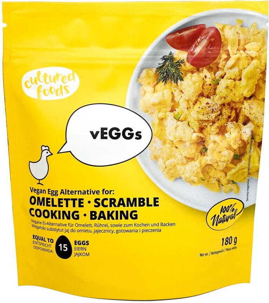 Leha PLANT-BASED EGG REPLACER FOR SCRAMBLED EGGS, OMELETS, QUICHE AND OTHER EGG DISHES, GLUTEN-FREE 180 g - CULTURED FOODS