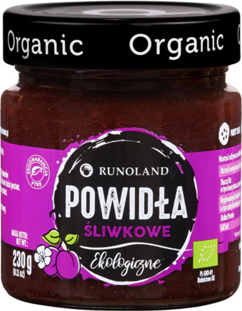 Biogo Plum Jam 230 g - RUNOLAND