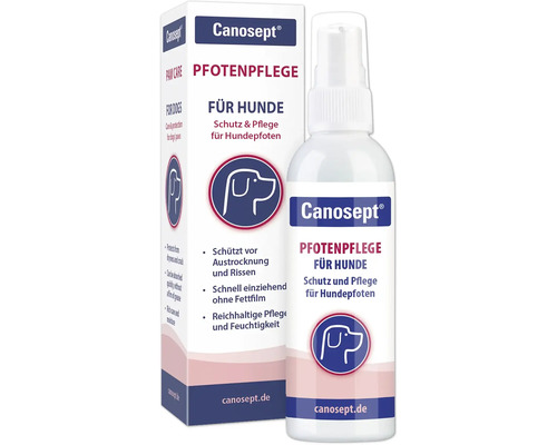 Hornbach Care product Canosept® paw care for dogs pump bottle 75 ml rich care and moisture, quickly absorbed, without a greasy film