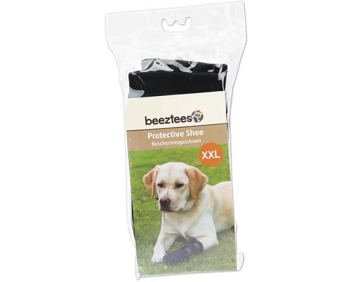 Paw protection XXL beetztees dog - protective shoe 6 pieces, neoprene with imitation leather sole, size of the paw approx. 10 x 10 cm