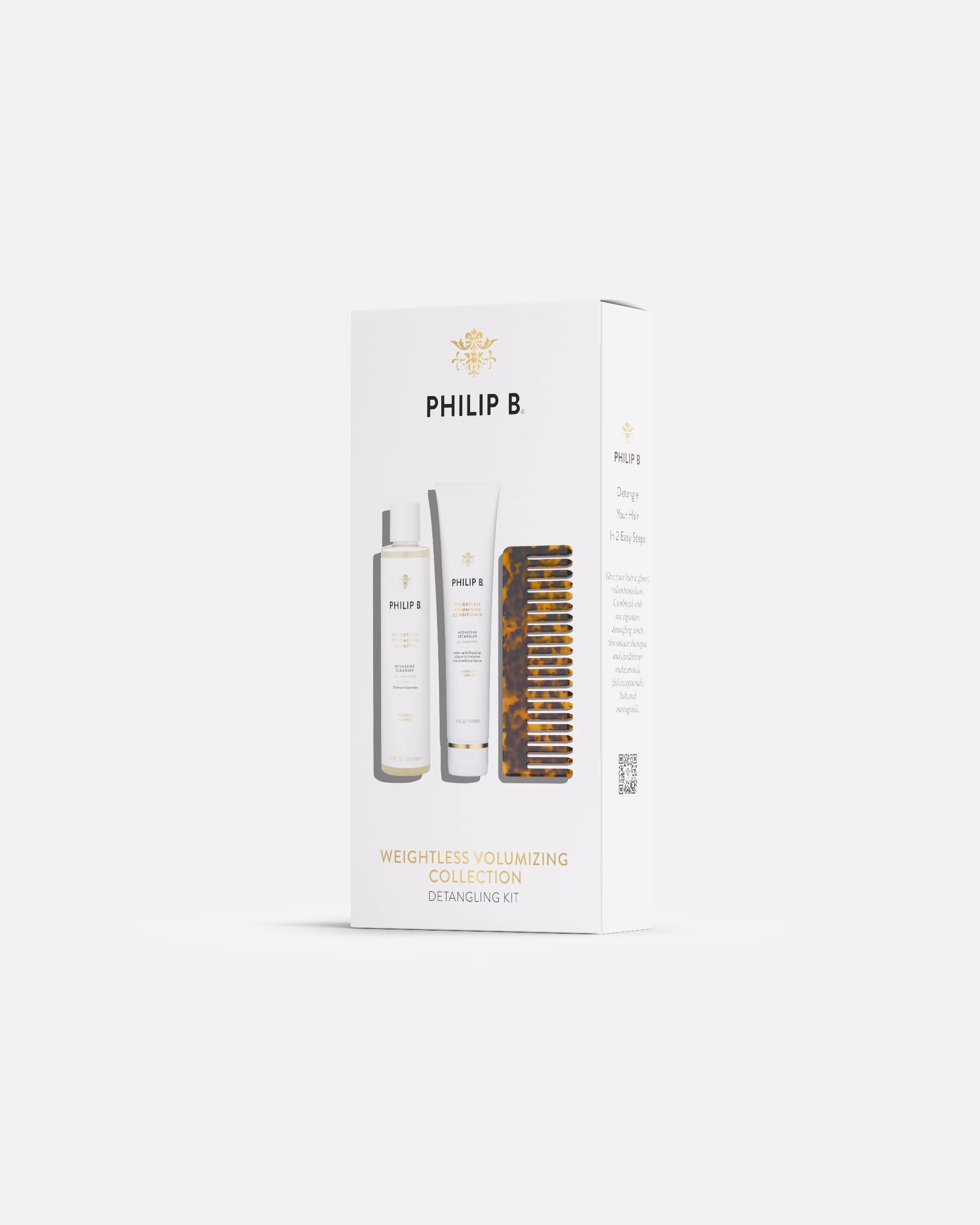 Philip B. Hair care set WEIGHTLESS VOLUMIZING DETANGLING KIT