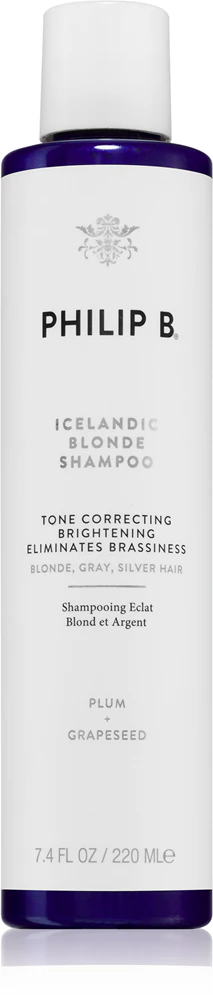 Philip B. Icelandic Blonde Shampoo for blonde and gray hair