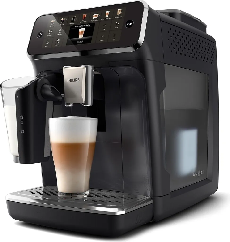 Philips 4400 Series EP4441/50 Fully Automatic Coffee Machine, Espresso Machine, 1.8 l, Coffee Beans, Built-in Grinder, 1500 W