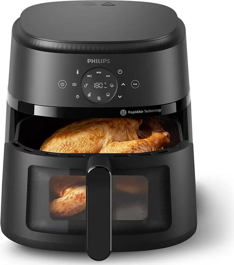 Philips Airfryer 2000 Series: Versatile low-fat cooking with touchscreen