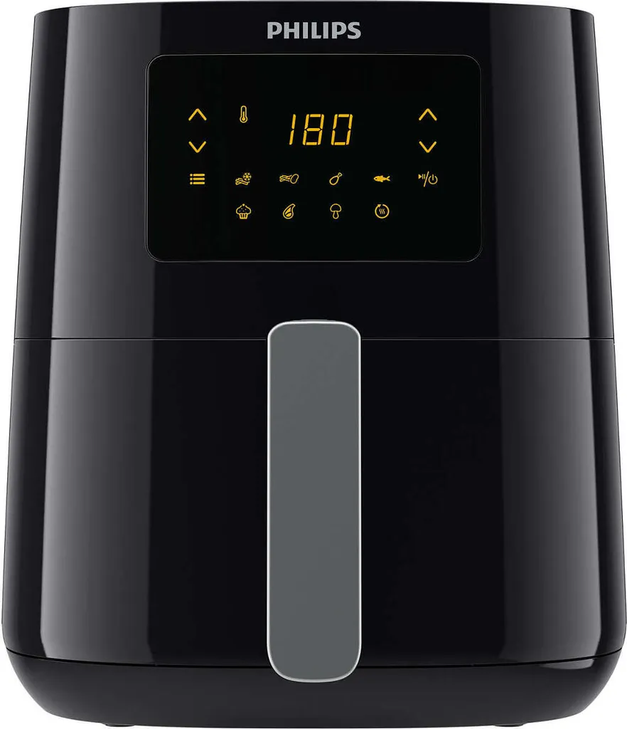 Philips Airfryer 3000 Serie, LCD-Display, 0,8 kg, schwarz (HD9252/70)