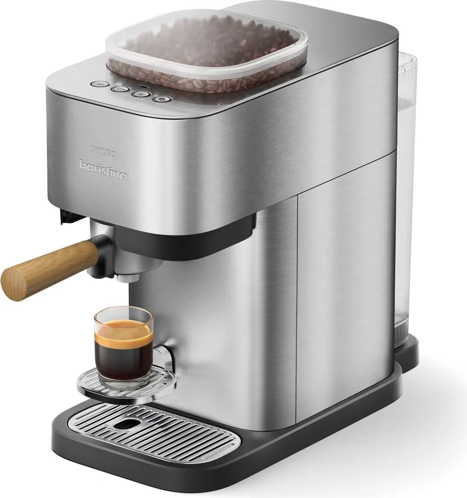 Philips Baristina Premium BAR500/00 Espresso Machine, Espresso Machine, 1.2 l, Coffee Beans, Built-in Grinder, Stainless Steel
