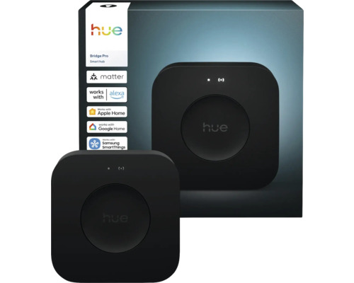 Philips Hue Bridge Pro black control center EU V3 Smart Home compatible