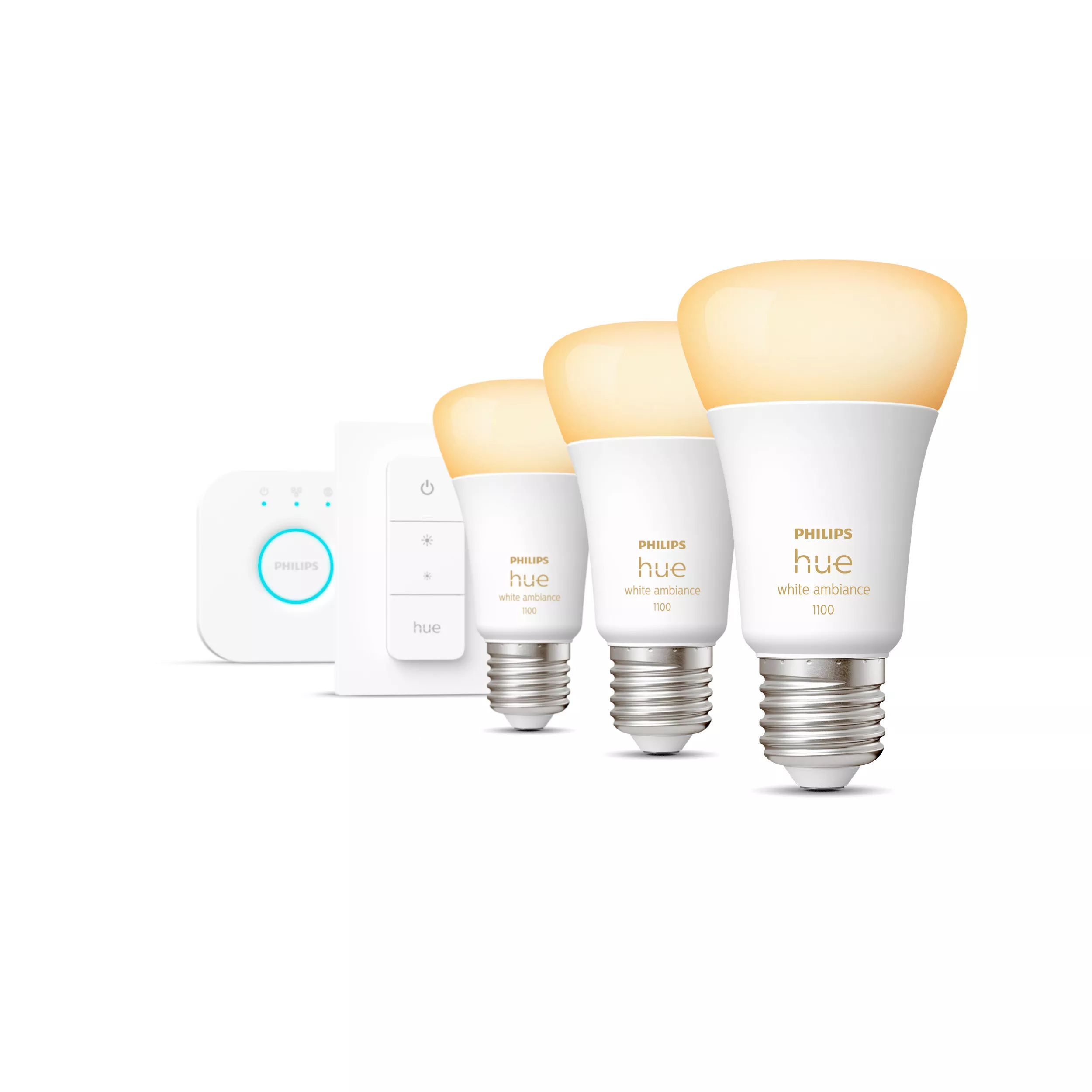 Philips Hue LED bulb E27 11 W 806 lm 3 + 1 + 1 piece