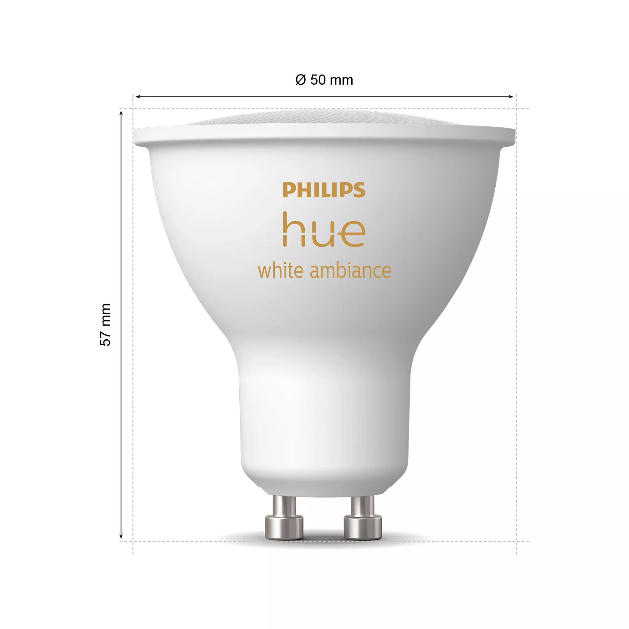 Philips Hue LED bulb GU10 4.2 W 400 lm 3 pieces