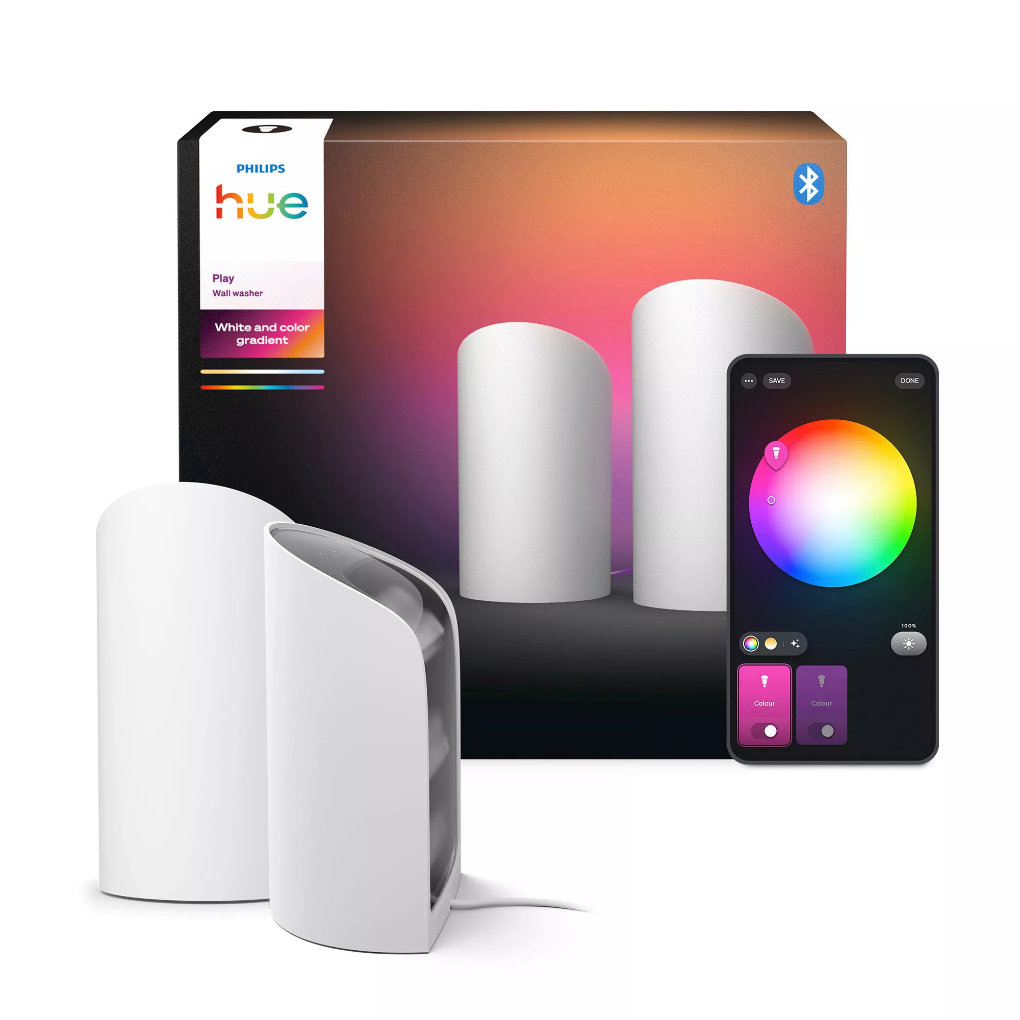 Philips HUE LED table lamp 7.6/15.7/9.1 cm