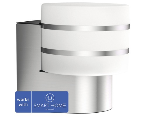 Philips hue LED wall light Tuar White Ambiance Outdoor 9.5W 806 lm 2700 K warm white stainless steel H 185 mm - Compatible with SMART HOME by hornbach