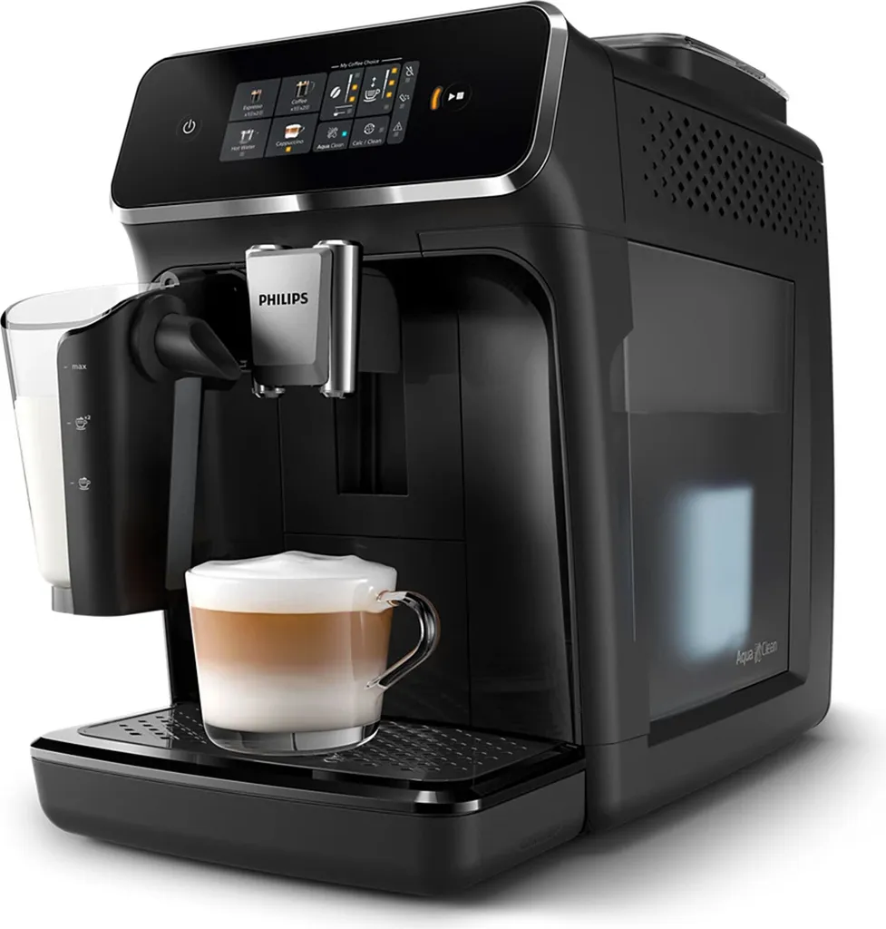 Philips Fully Automatic Coffee Machine Series 2300 LatteGo EP2331/10, Black