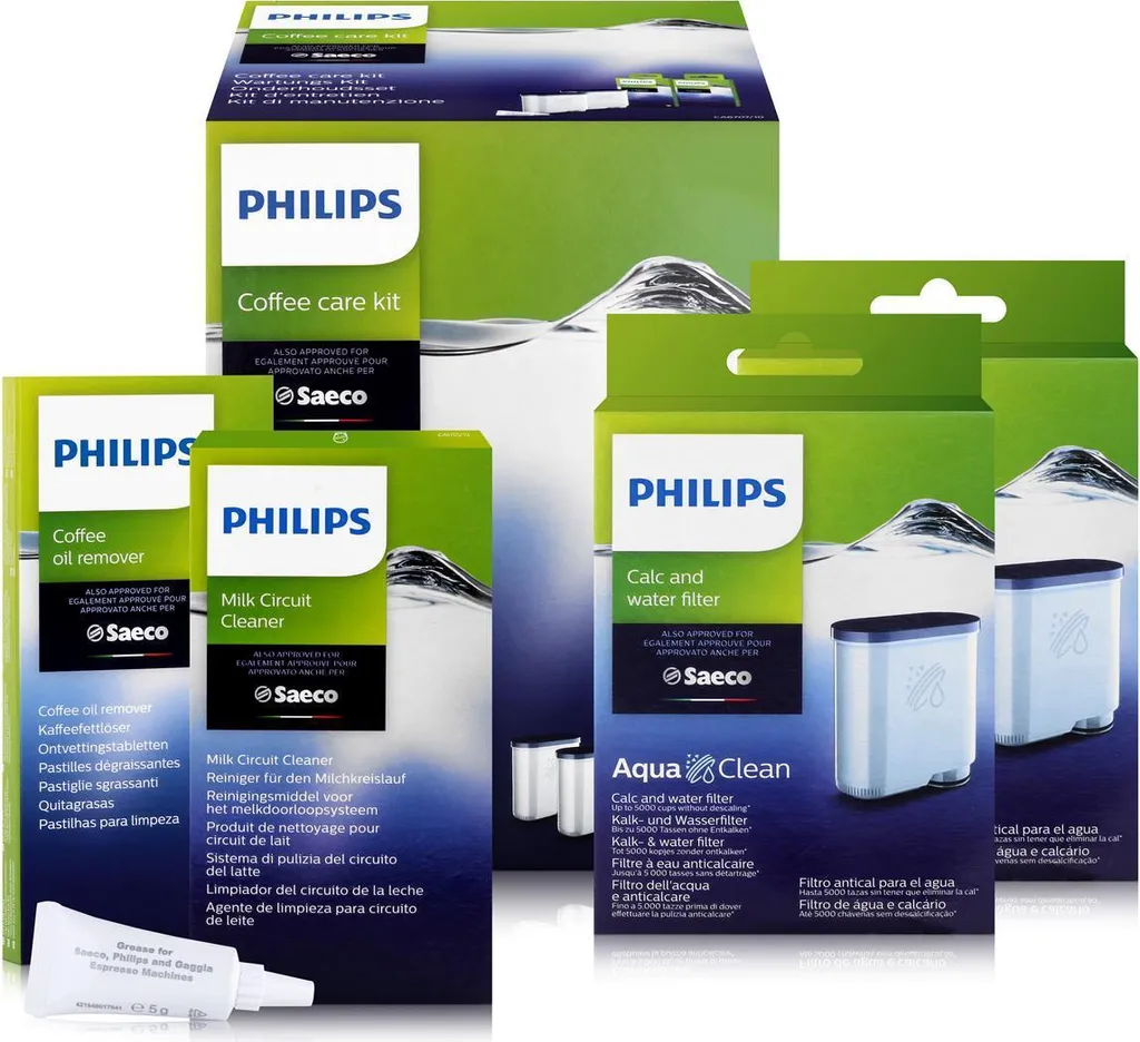 Philips Saeco Maintenance Kit CA6707/10 - Coffee Oil Remover, Water Filter (1 Pack)
