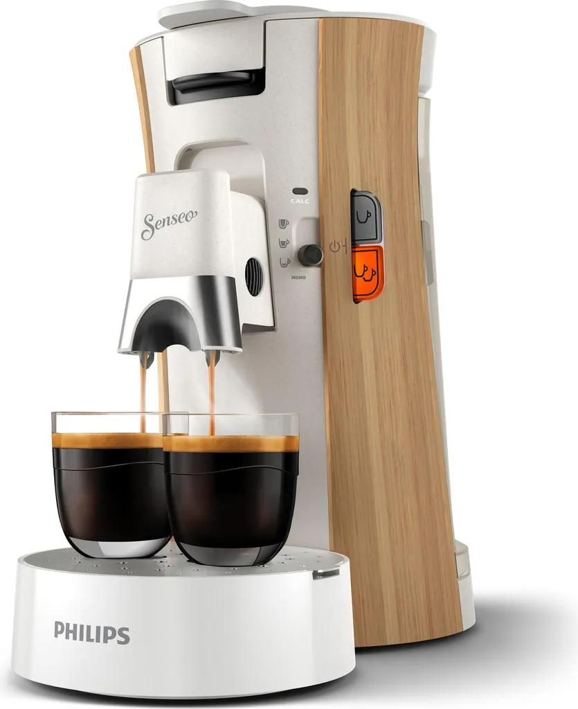 Philips Senseo® Select Coffee Pod Machine, 3 Coffee Specialties, Crema Plus, White (CSA230/50)
