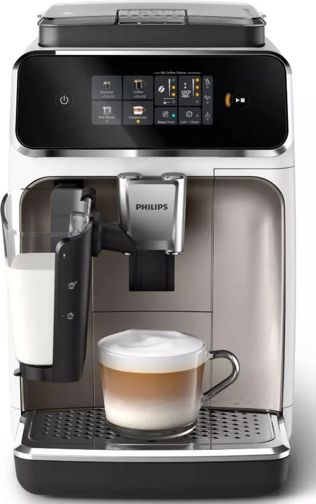 Philips Series 2300 EP2333/40 Fully Automatic Coffee Machine, Espresso Machine, Coffee Beans, Built-in Grinder, 1500 W, Grey