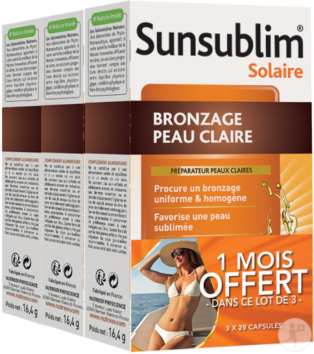 Nutreov Physcience Sunsublim Bronz.spec. P Clair Caps 3x28