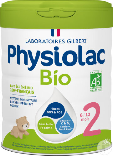 Physiolac Bio 2 Säuglingsmilchpulver 800 g