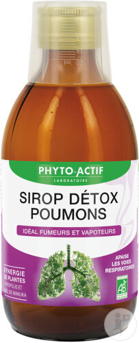 Restaxil Phyto-Actif Detox Lung Syrup Organic Bottle 250ml