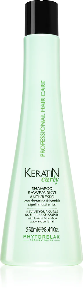 Phytorelax Laboratories Keratin Curly Shampoo for curly and wavy hair against damaged hair