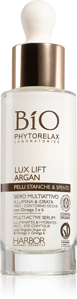Phytorelax Laboratories Lux Lift Argan Multiactive Serum for hydrated and radiant skin