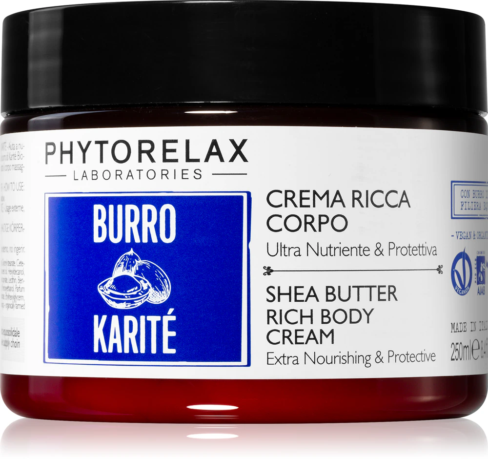 Phytorelax Laboratories Shea Butter Nourishing Body Cream with Bamboo Butter