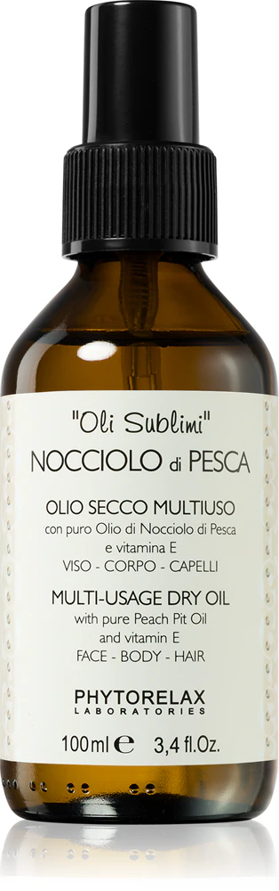 Phytorelax Laboratories Sublime Oils Peach Pit multifunctional dry oil