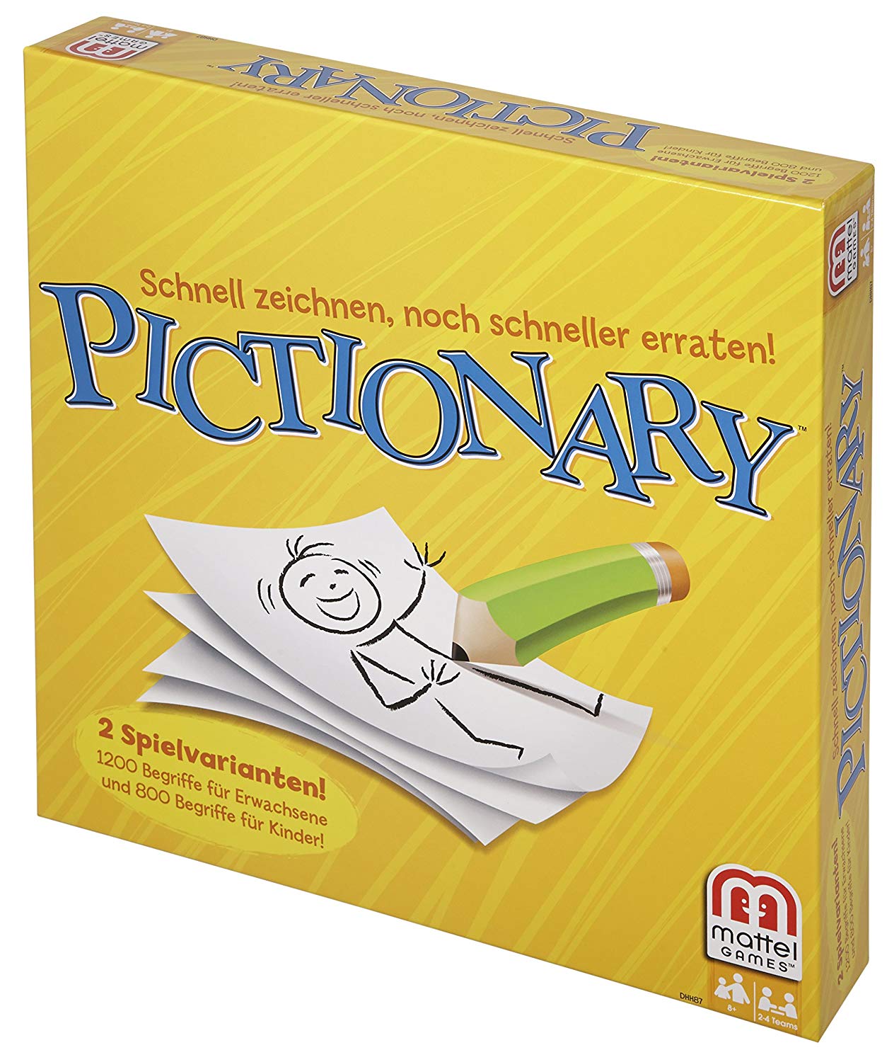 Mattel Pictionary Board Game German A