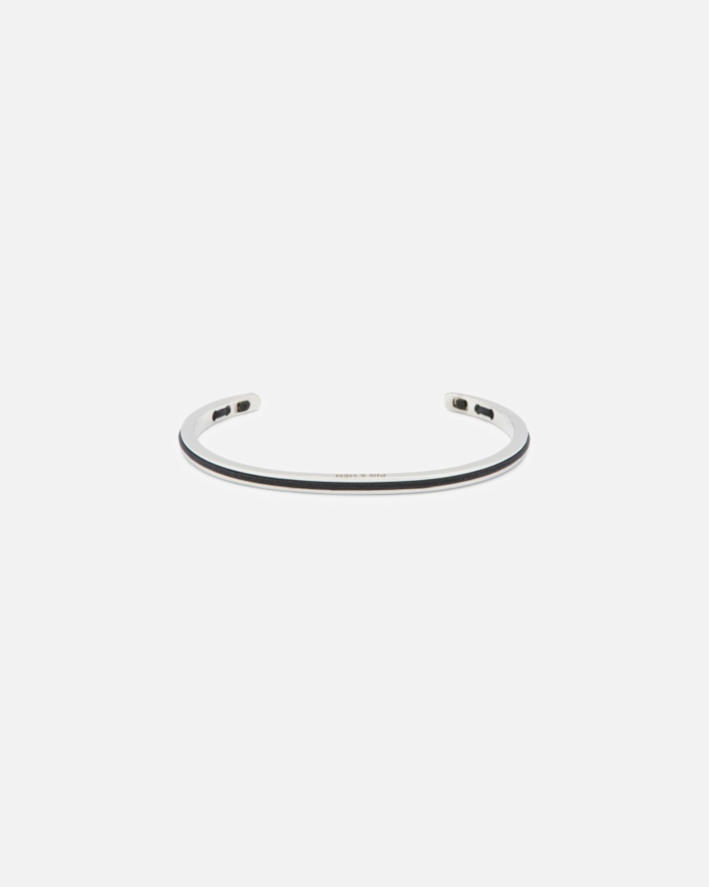 Pig and Hen Bracelet Navy | Silver Navarch 4mm