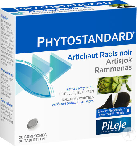 Restaxil Pileje PhytoPrevent Phytostandard Artichoke and Black Radish 30 Tablets