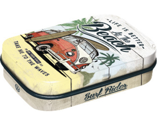 Nostalgic-Art Pill box VW Bulli Beach 4x6x1.6 cm