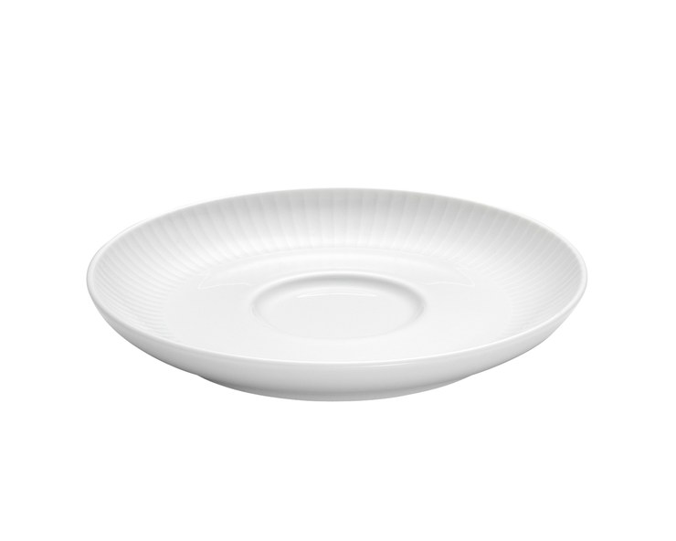 Pillivuyt Plissé saucer for coffee cup 29 cl