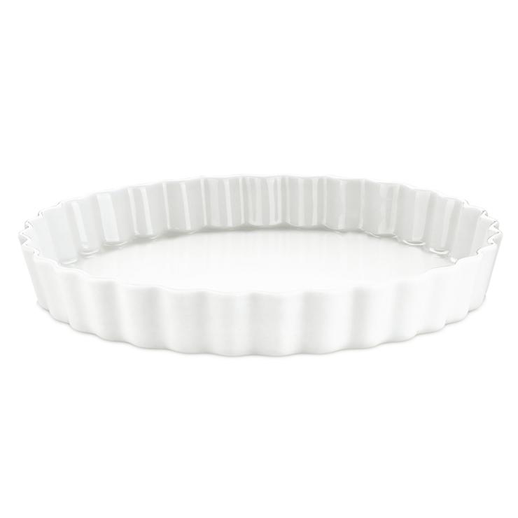 Pillivuyt Quiche Shape Round White