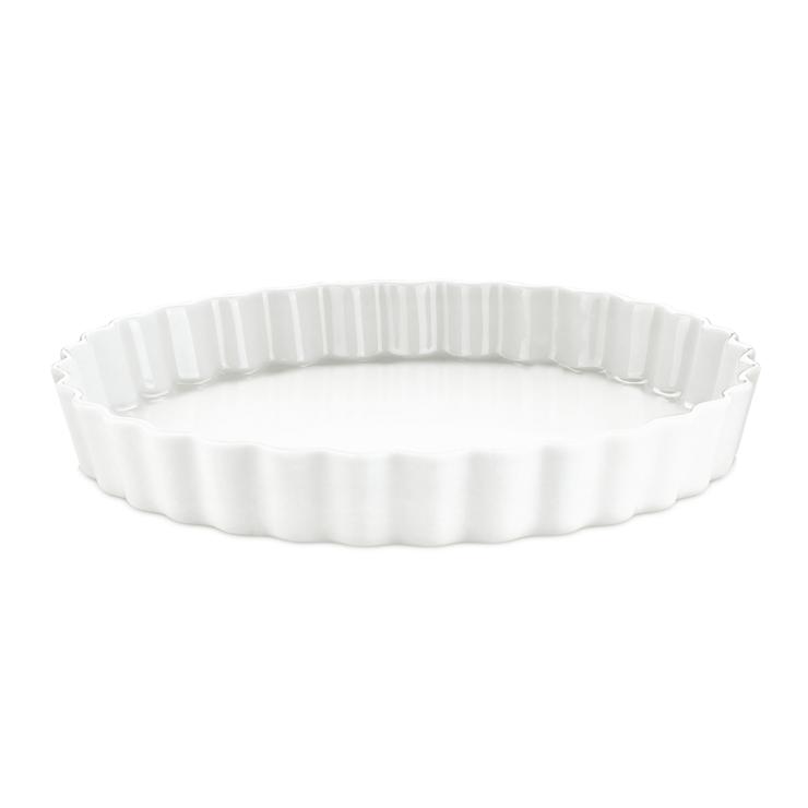 Pillivuyt Quiche Shape Round White