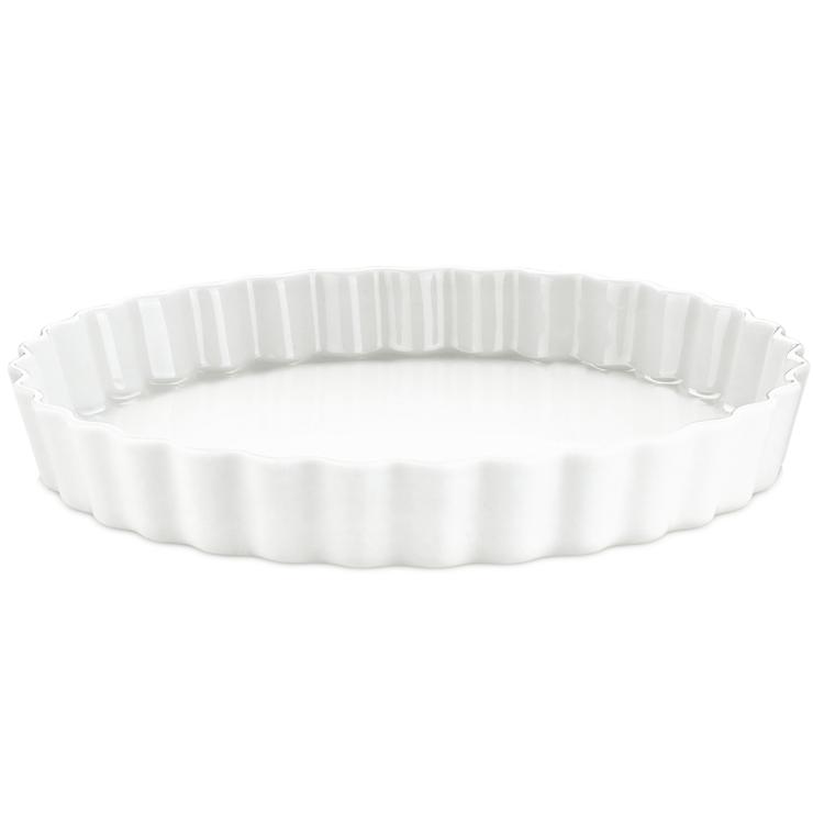 Pillivuyt Quiche Shape Round White
