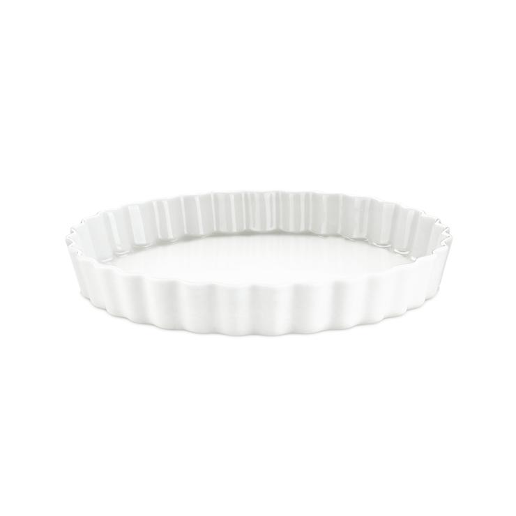 Pillivuyt Quiche Shape Round White