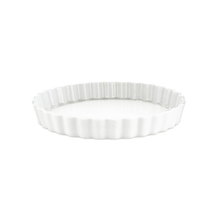 Pillivuyt Quiche Shape Round White