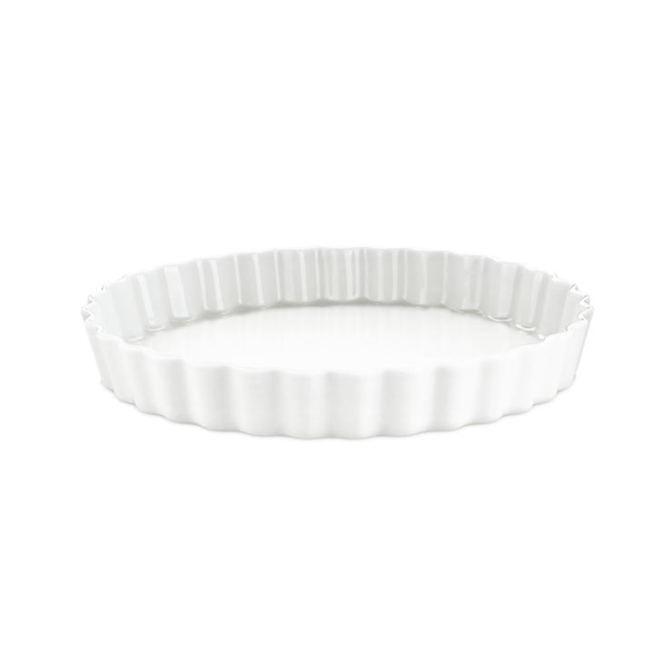 Pillivuyt Quiche Shape Round White