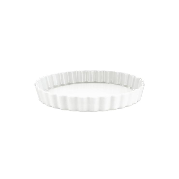 Pillivuyt Quiche Shape Round White