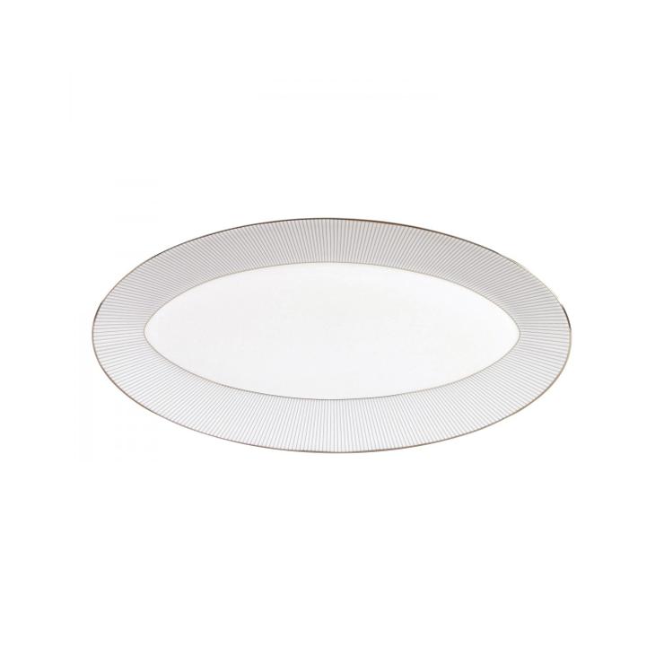 Wedgewood Pinstripe Ovalier Platter