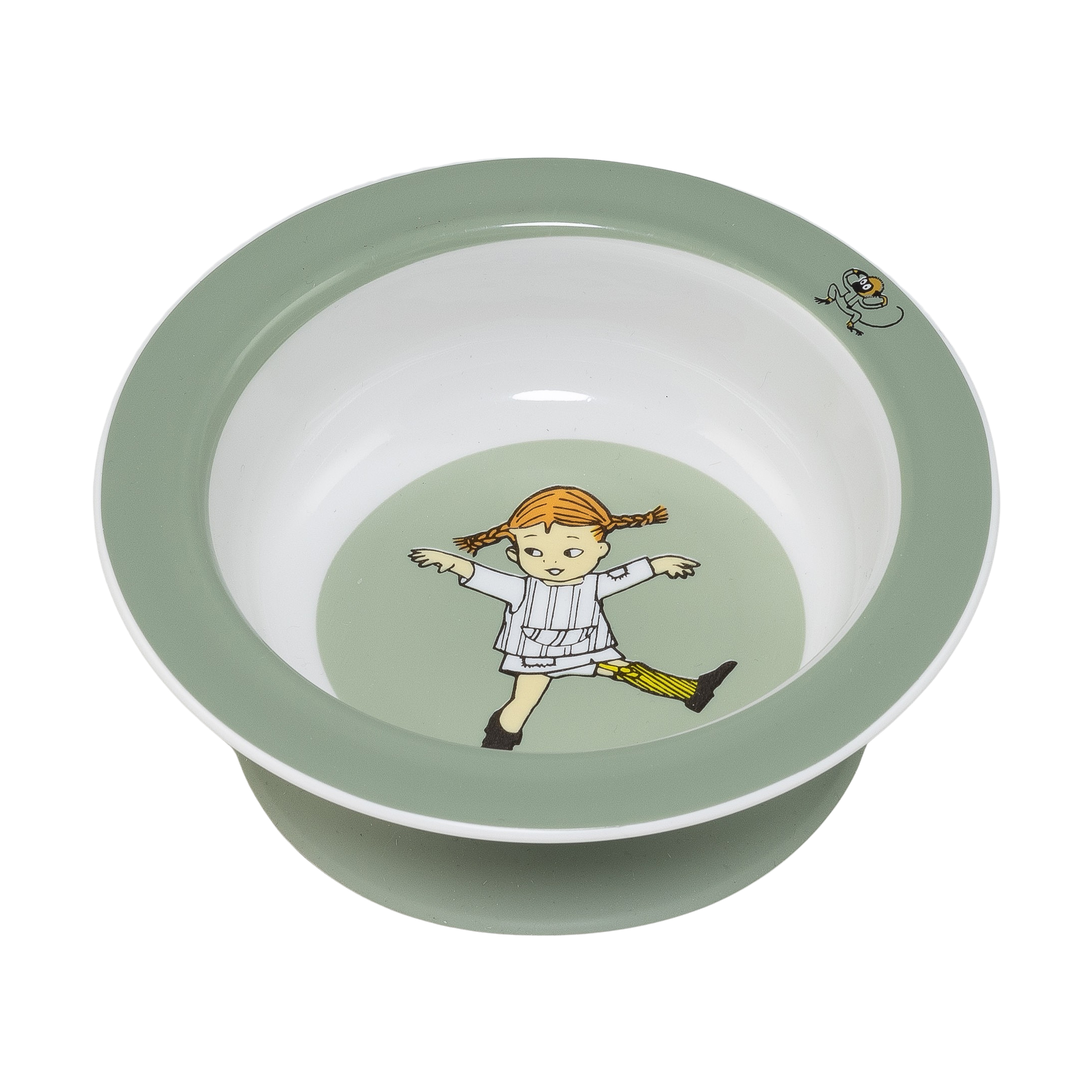 Rätt Start Pippi Circus suction cup plate Ø15.5 cm