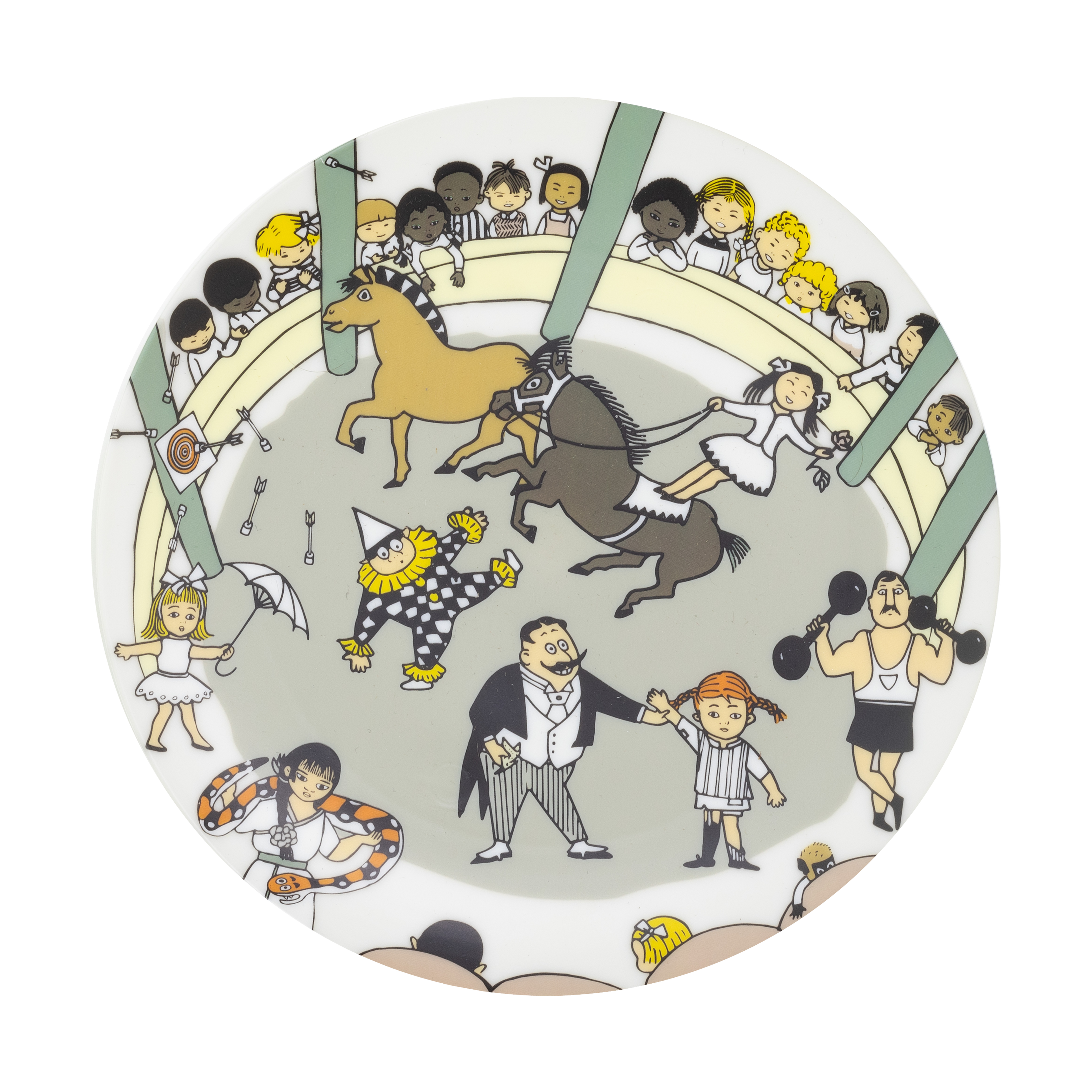Rätt Start Pippi Circus plate Ø20 cm